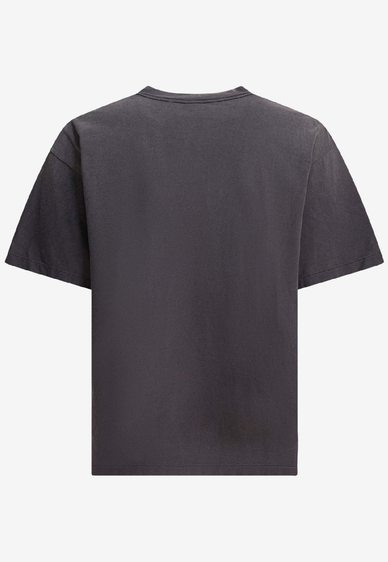 Saint Mxxxxxx Logo-Printed Crewneck T-shirt SM-HR8-0000-003BLK_eae20296-0aee-4f8c-a5d8-5cf7c9ea7a46