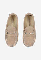 BABYWALKER Baby Boys Suede Loafers Camel sPB/4293_CAMEL