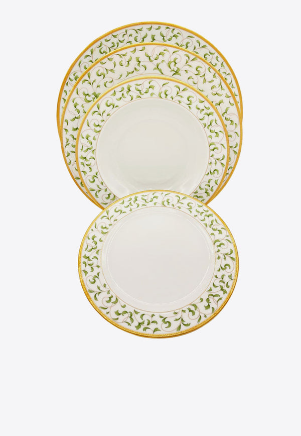 Ancap Luzern Dinnerware Set - Set of 37 White scopel-11