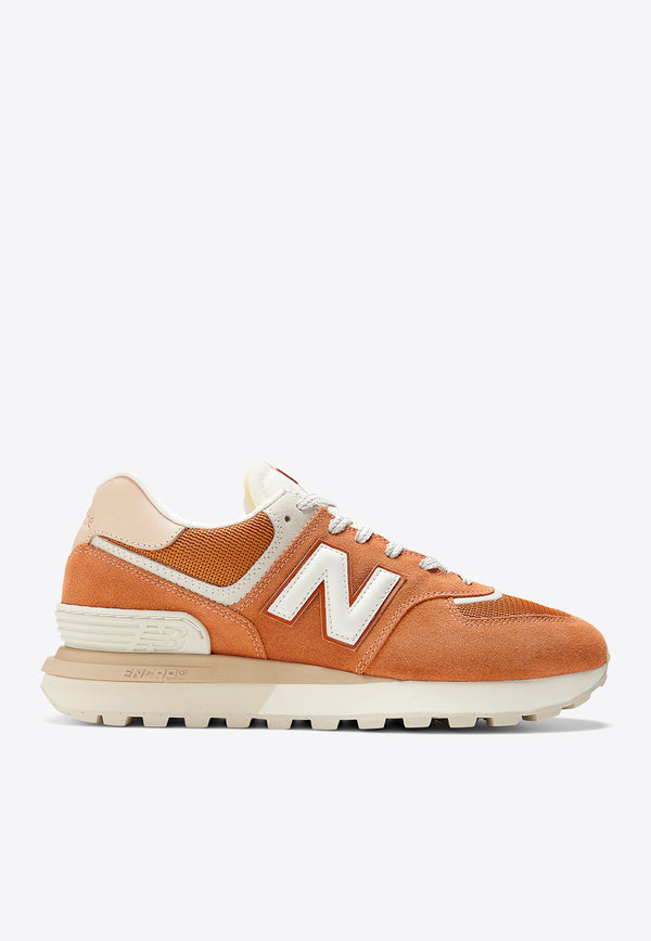 New Balance 574 Low-Top Sneakers in Rust Oxide U574LGDO White