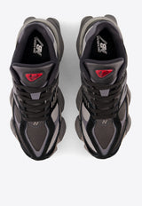 New Balance 9060 Low-Top Sneakers in Black with Castlerock and Rain Cloud U9060BLK Black