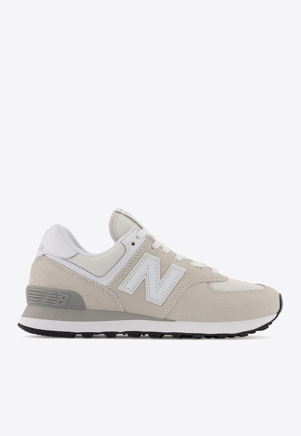 New Balance 574 Core Sneakers in Nimbus Cloud with White WL574EVW Gray
