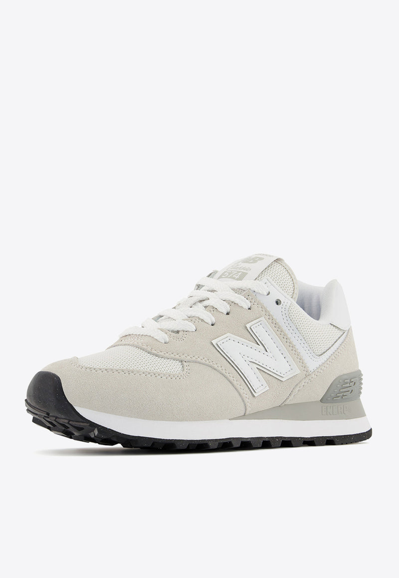 New Balance 574 Core Sneakers in Nimbus Cloud with White WL574EVW Gray
