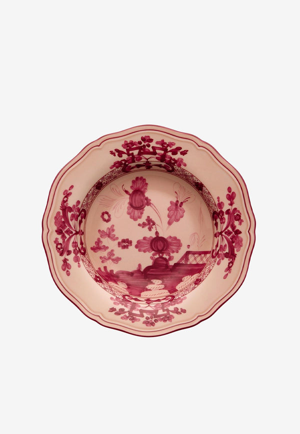 Ginori 1735 Oriente Italiano Vermiglio Soup Plate Pink 003RG00 FPT210 01 0240 G00123800