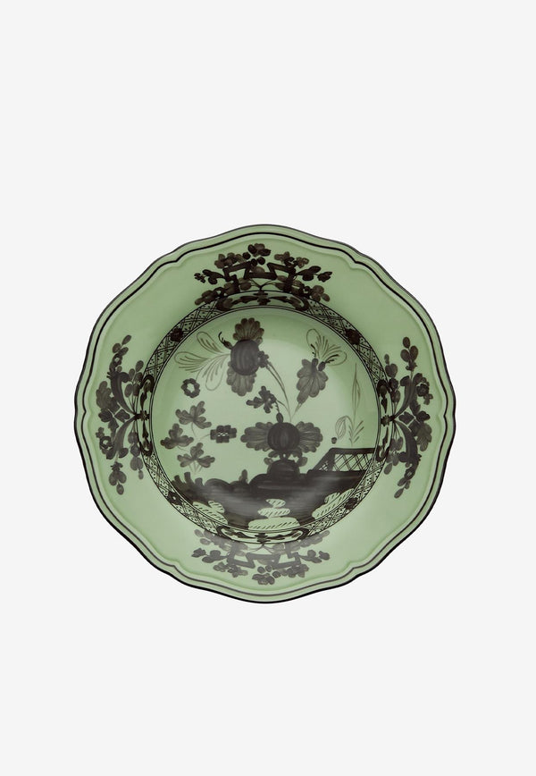 Ginori 1735 Oriente Italiano Bario Soup Plate Green 003RG00 FPT210 01 0240 G00124100