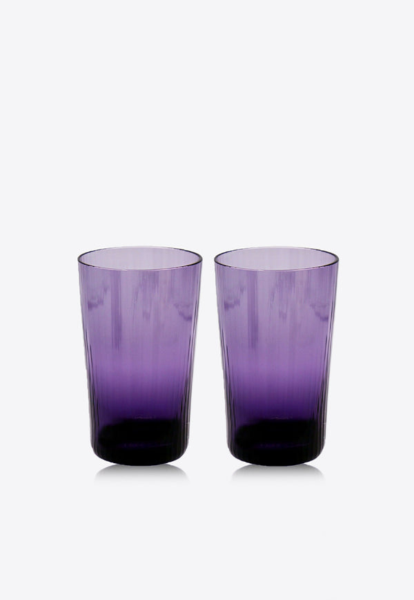 Hermès Highball Quadridge Tumbler - Set of 2 Purple 008640P
