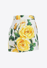 Floral Mini Shorts