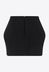 Curvy Structure Mini Skirt