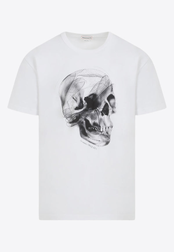 Dragonfly Skull Crewneck T-shirt