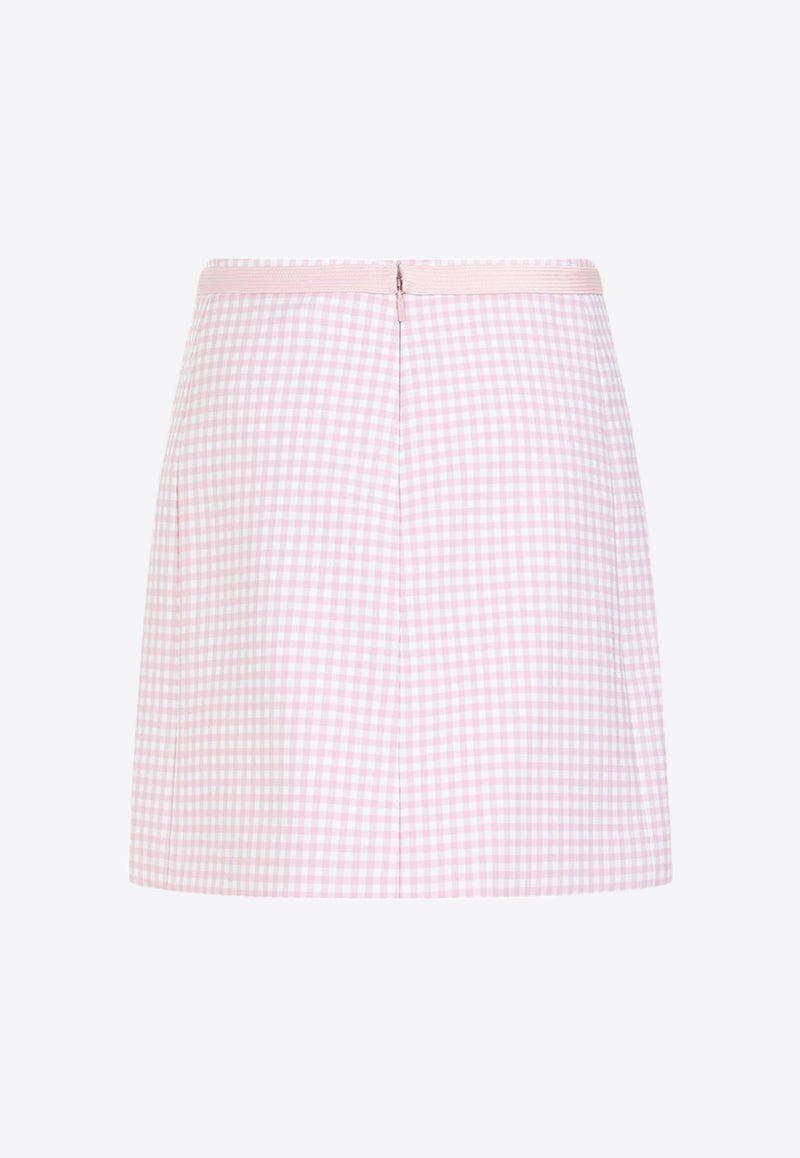 Contrasto Check Vichy Mini Skirt