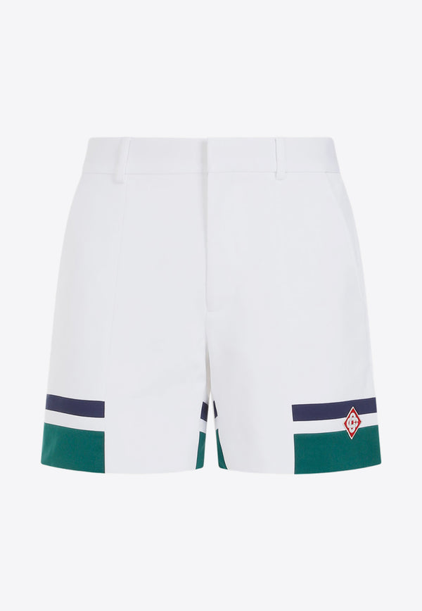 Logo-Patch Tailored Shorts