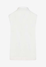 Sleeveless Knitted Wool Top