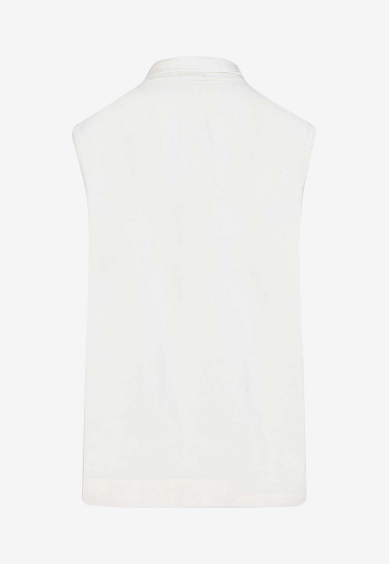 Sleeveless Knitted Wool Top