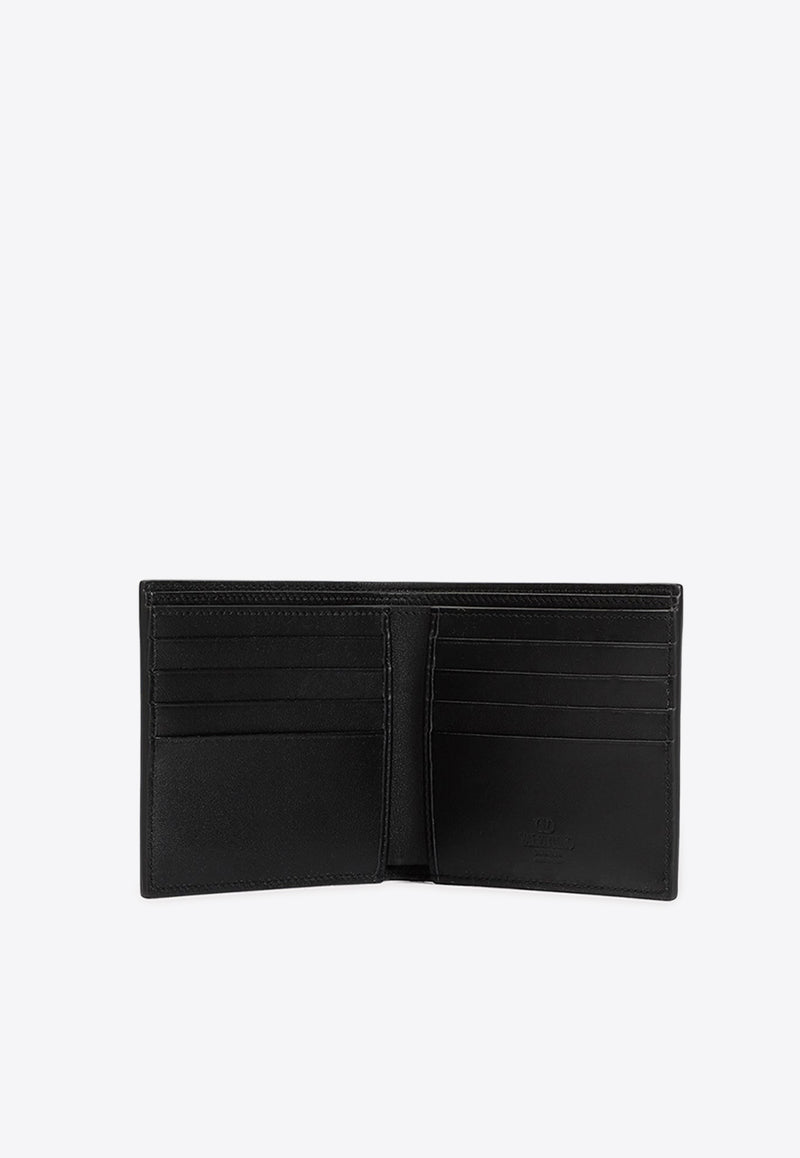 VLogo Bi-Fold Leather Wallet