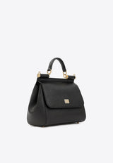 Large Leather Sicily Top Handle Bag
