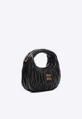 Mini Wander Nappa Leather Hobo Bag