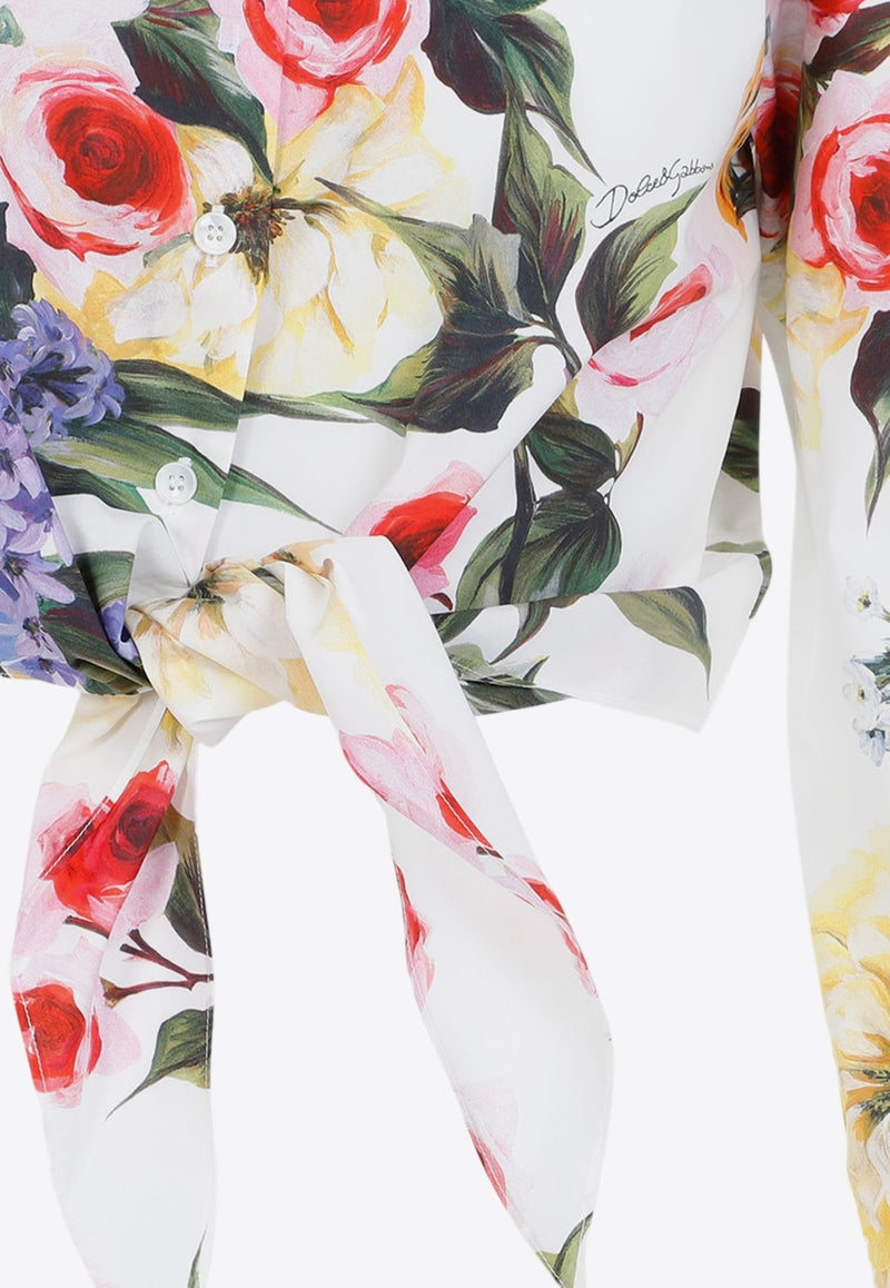 Floral Cropped Shirt