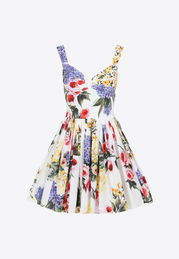 Floral Flared Mini Dress