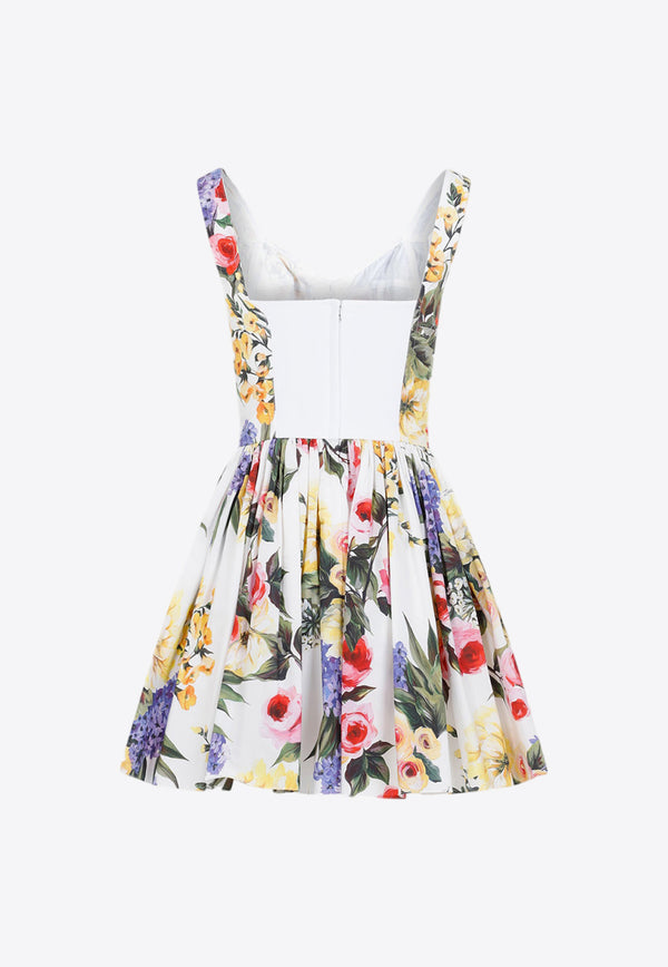 Floral Flared Mini Dress
