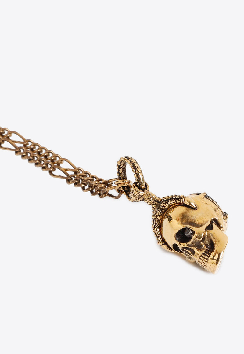 Victorian Skull Chain Necklace
