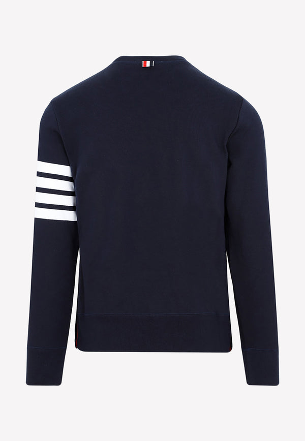 Thom Browne Classic 4 Bar Stripe Sweatshirt 42123393040565 MJT021H.00535 461 NAVY