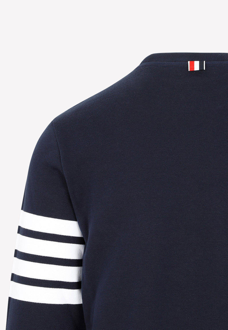 Thom Browne Classic 4 Bar Stripe Sweatshirt 42123393106101 MJT021H.00535 461 NAVY