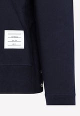 Thom Browne Classic 4 Bar Stripe Sweatshirt  MJT021H.00535 461 NAVY