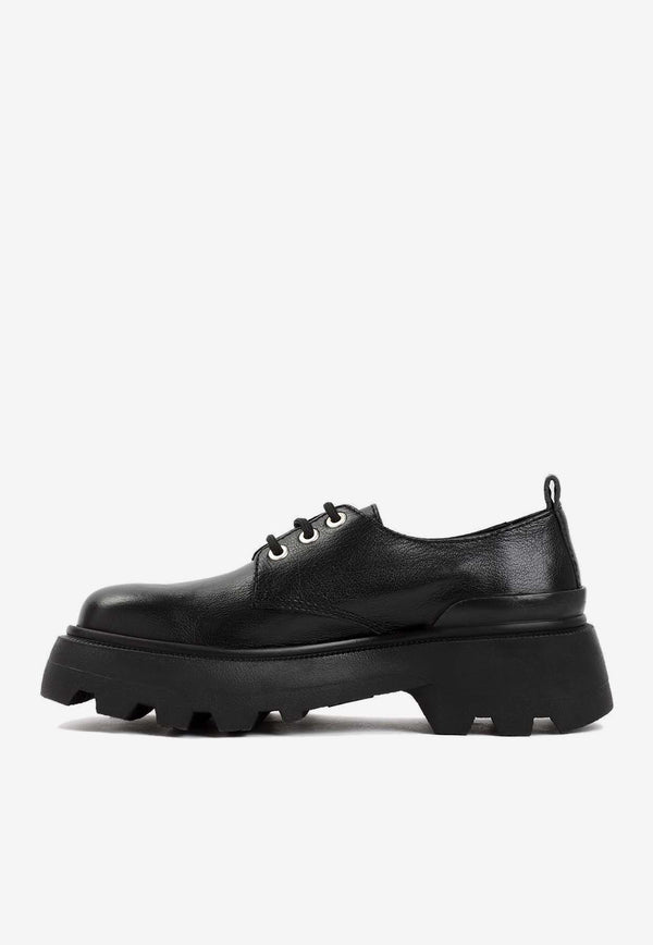 Chunky Lace-Up Derby Shoes