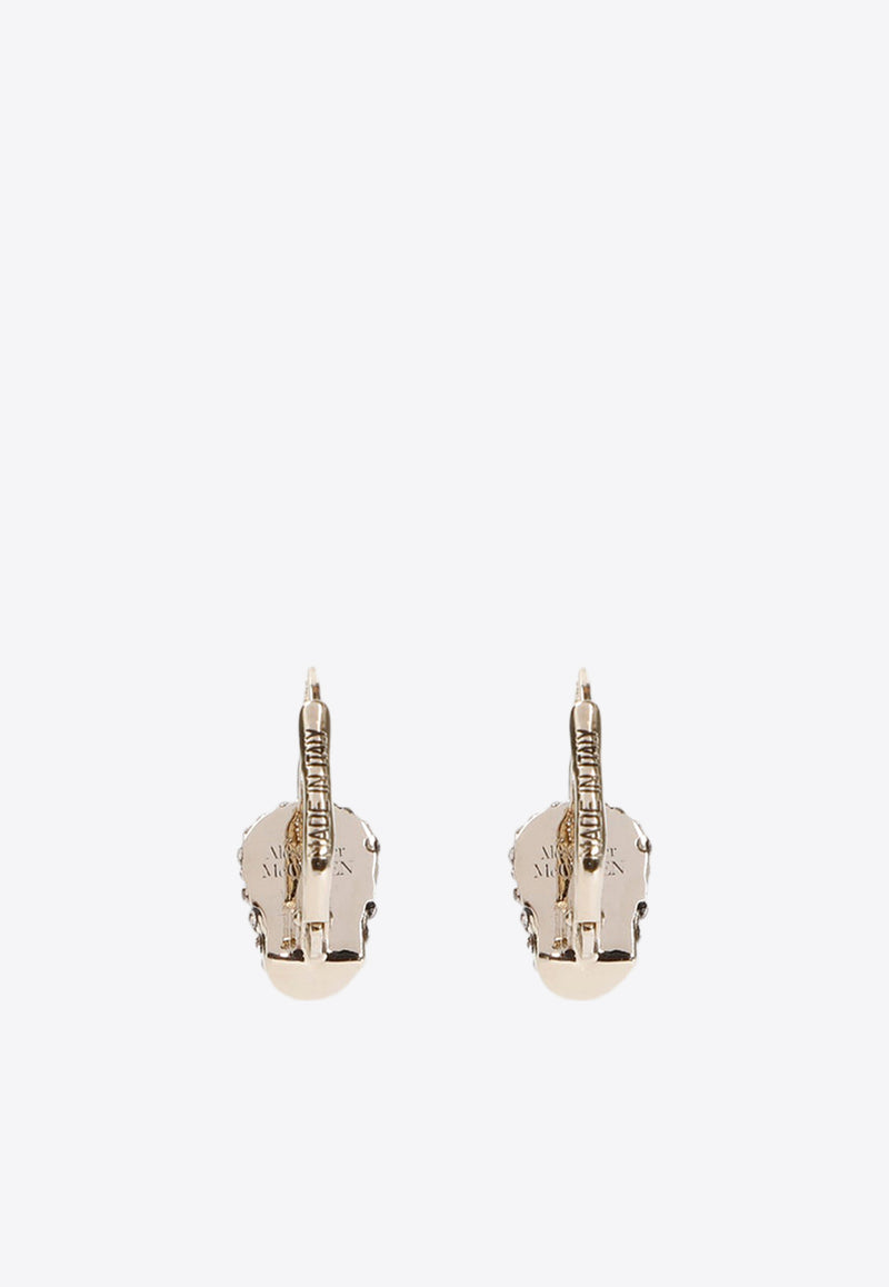 Pave Skull Earrings