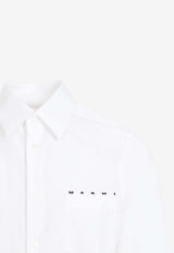 Logo-Printed Long-Sleeved Shirt