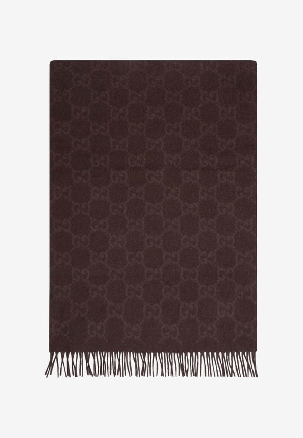 All-Over Logo Cashmere Scarf