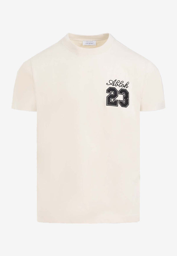 23 Logo-Embroidered T-shirt