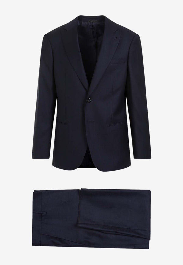 Single-Breasted Wool Suit