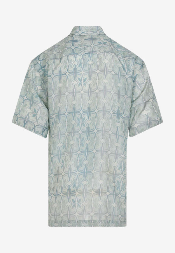 Patterned Silk Shirt