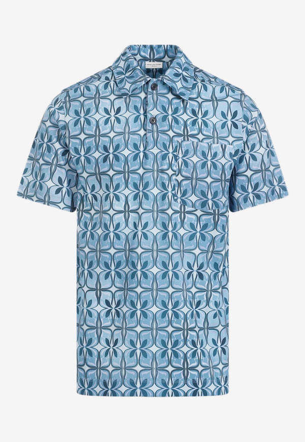 Patterned Polo T-shirt
