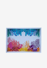 Stitch Jo Coral Embroidered Tray Multicolor OB8001CT