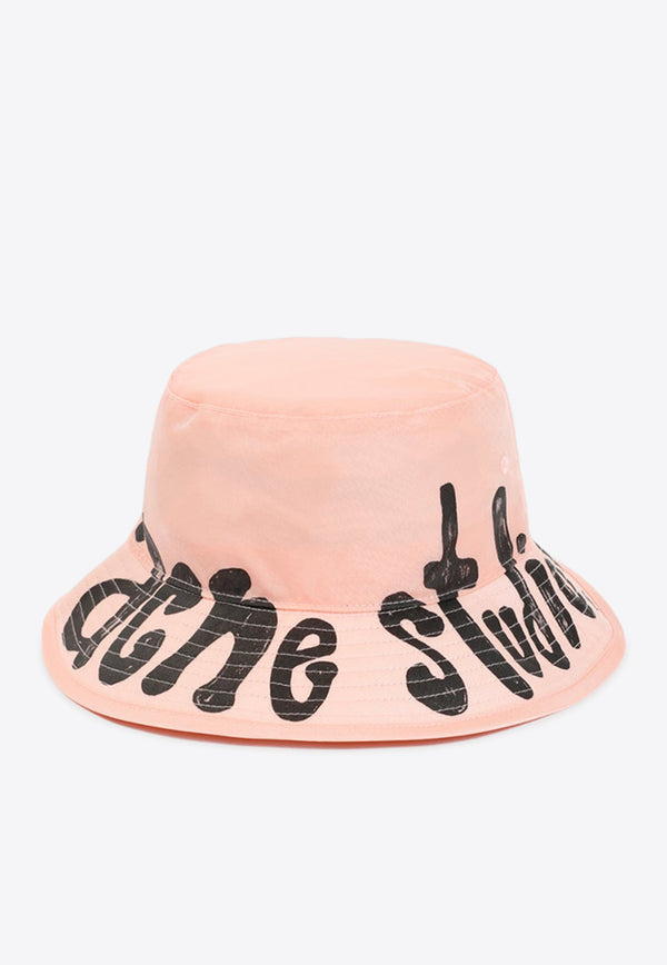 Logo-Printed Bucket Hat
