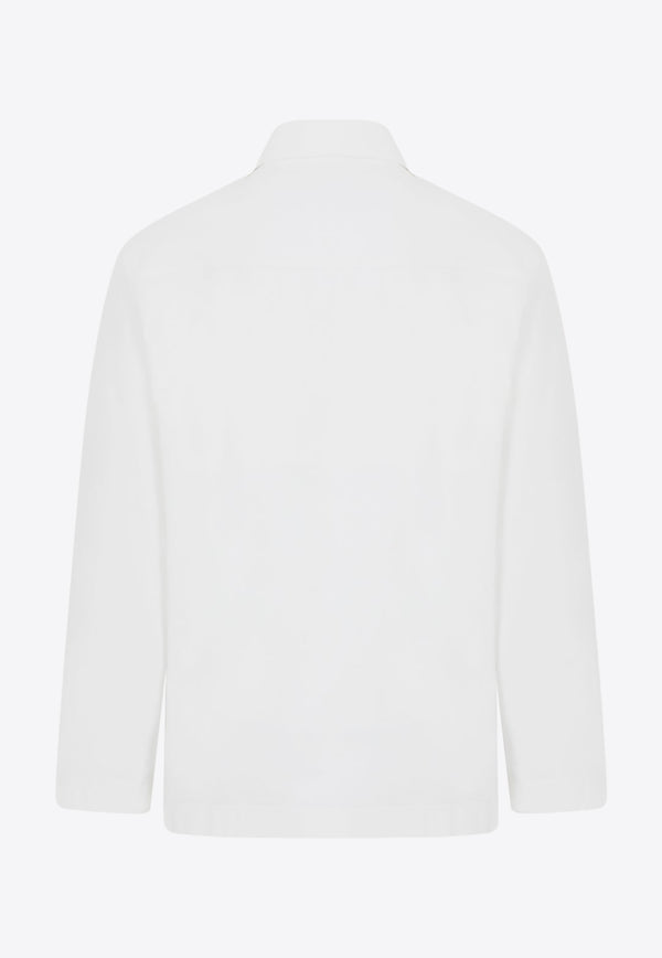 Long-Sleeved Solid Shirt