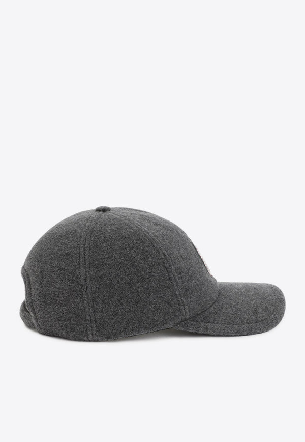 Swing Baseball Cap in Cashmere and Silk