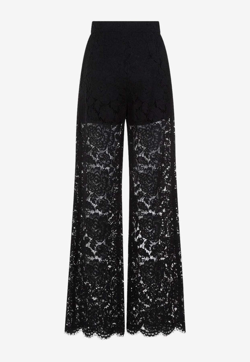 Flared Lace Pants