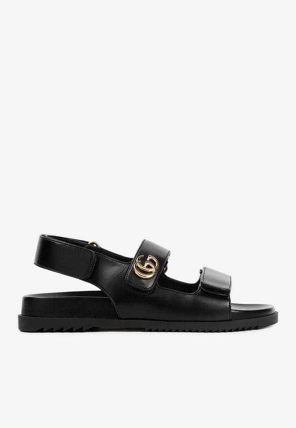 Double G Nappa Leather Sandals