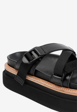 Hybrid Belt Platform Sandals