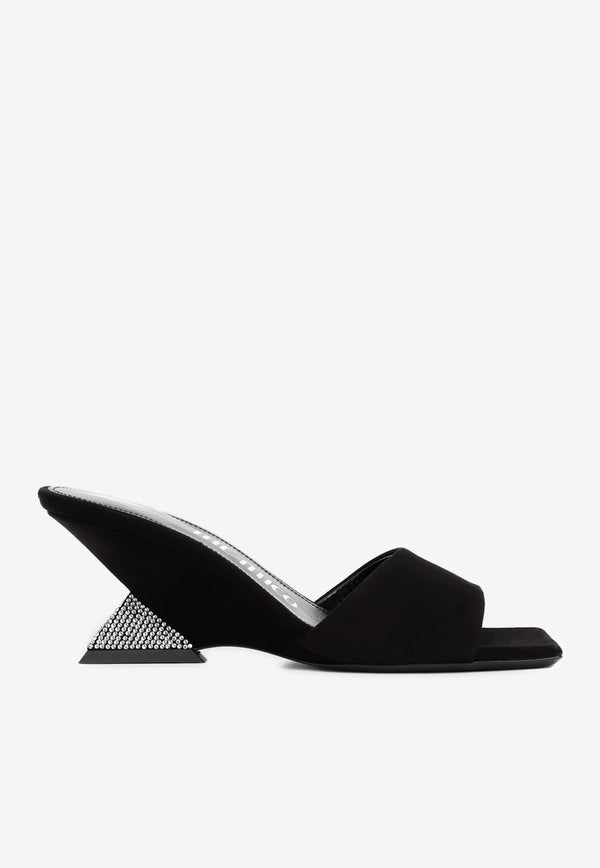 Cheope 60 Crystal-Embellished Mules