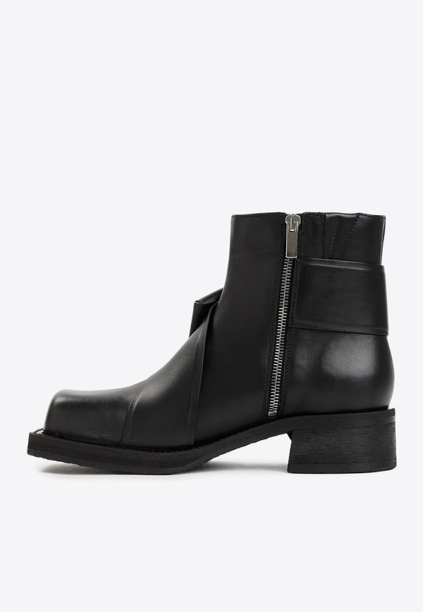 Musubi Leather Ankle Boots