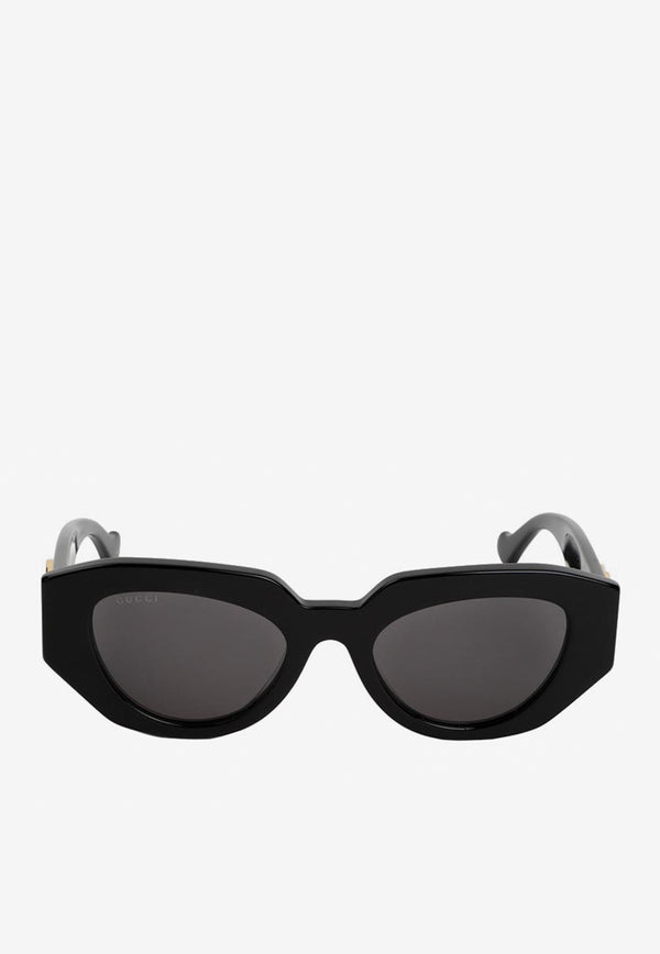 Double G Geometric Sunglasses
