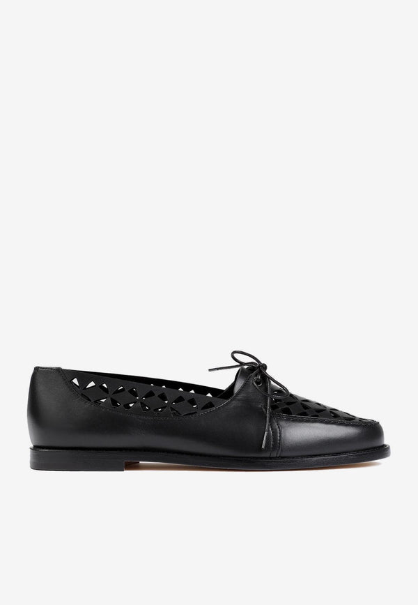 Delirium Cut-Out Loafers in Calf Leather