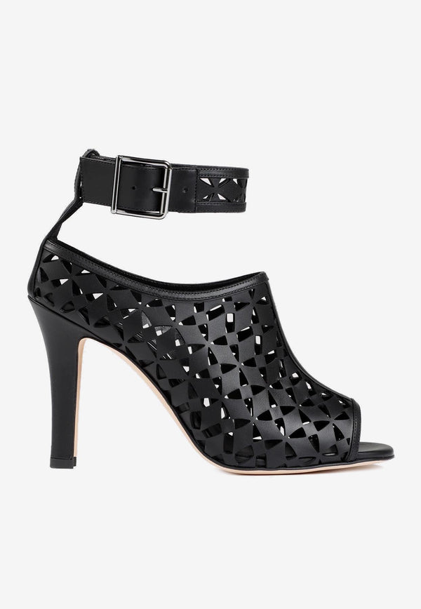 Tingah 105 Cut-Out Sandals in Calf Leather