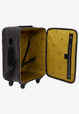 Etro Paisley Print Leather Suitcase 0G323-8007 0001 Black