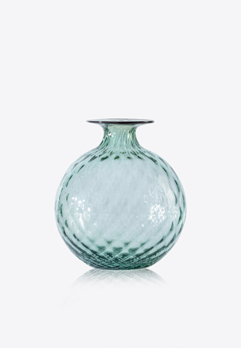 Venini Medium Monofiori Glass Vase Green 100.18 VR/RB