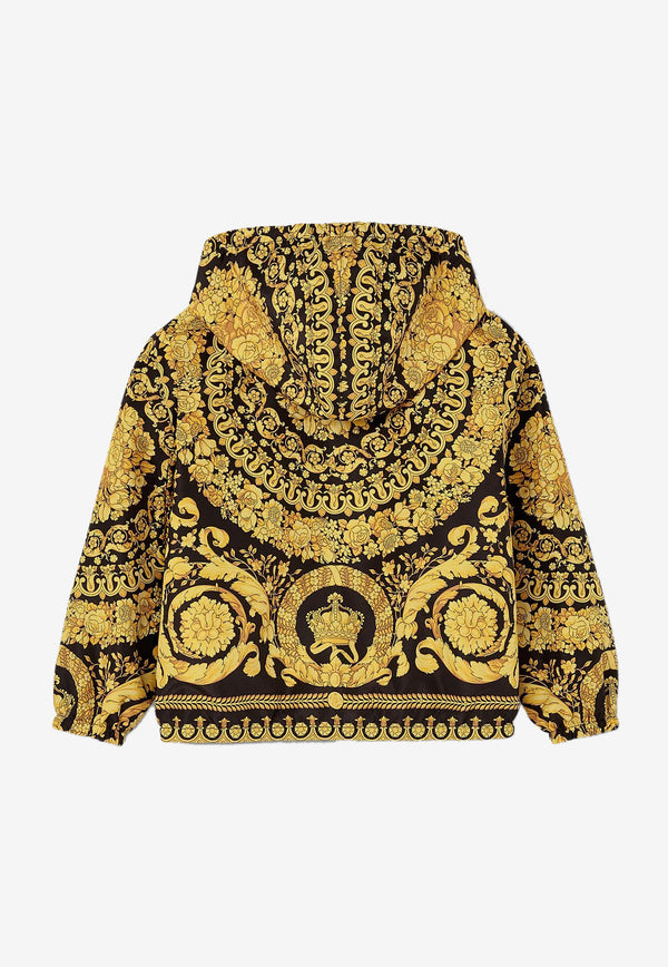 Versace Kids Baby Barocco Print Jacket Gold 1000080 1A02449 5B000
